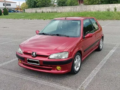 Usata Peugeot 106 GTi 118 CV (86 kW) 1997 Rosso Utilitaria