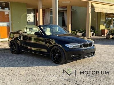 Usata BMW 120 Cabriolet 177 CV (130 kW) 2009 Nero Cabrio
