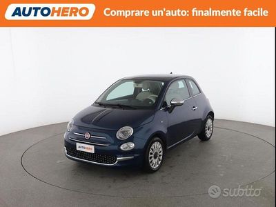 Usata Fiat 500 Lounge 95 CV (69 kW) 2019 Blu Utilitaria
