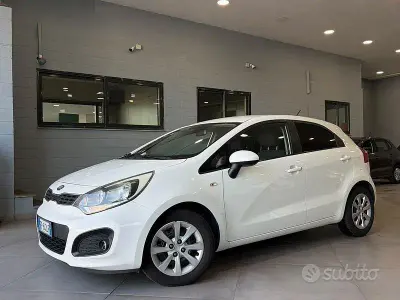 Usata Kia Rio EX 90 CV (66 kW) 2012 Bianco Berlina
