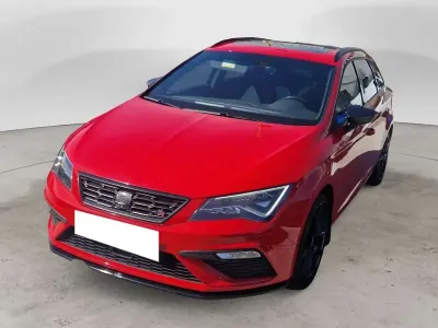 Usata Seat Leon ST FR 131 CV (96 kW) 2020 Rosso Station wagon
