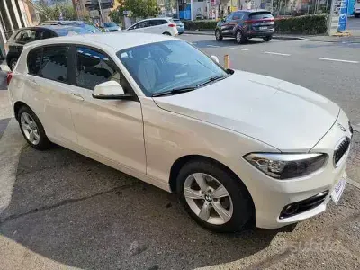 Usata BMW 118 150 CV (110 kW) 2017 Bianco Berlina