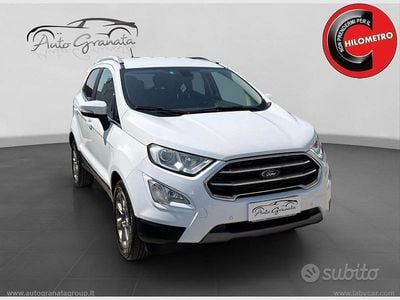 Usata Ford Ecosport Titanium 100 CV (73 kW) 2018 Bianco SUV