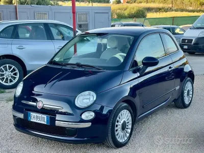 Usata Fiat 500 85 CV (62 kW) 2012 Blu Berlina
