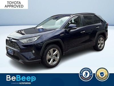 Usata Toyota RAV4 Hybrid Lounge 222 CV (163 kW) 2020 Blu metallizzato SUV