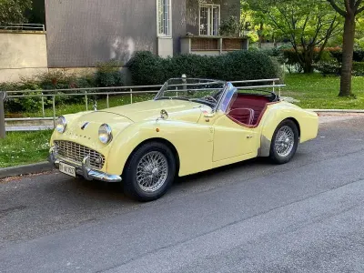 Usata Triumph TR3 101 CV (74 kW) 1960 Giallo Cabrio