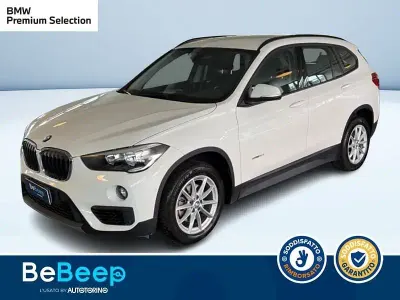 Begagnad BMW X1 Advantage 140 HK (102 kW) 2018 Vit SUV