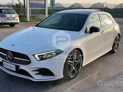 Usata Mercedes A180 Premium 116 CV (85 kW) 2018 Bianco Utilitaria