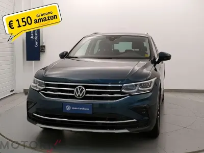 Usata VW Tiguan Elegance 150 CV (110 kW) 2021 Verde SUV