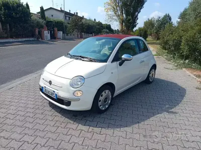 Usata Fiat 500C Lounge 69 CV (50 kW) 2012 Bianco Cabrio