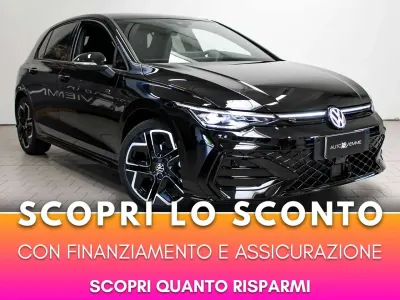 Nuova VW Golf VIII R-line Plus 116 CV (85 kW) 2026 Nero met