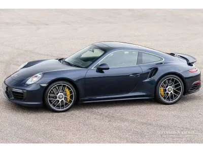 Usata Porsche 911 Turbo S 581 CV (427 kW) 2017 Blu Coupé