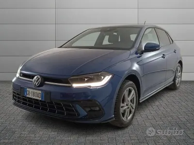 Brugt VW Polo R-line 95 HK (69 kW) 2023 Blå Hatchback