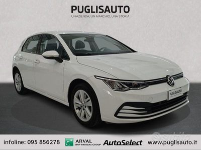 Usata VW Golf VII Life 115 CV (84 kW) 2021 Bianco Utilitaria