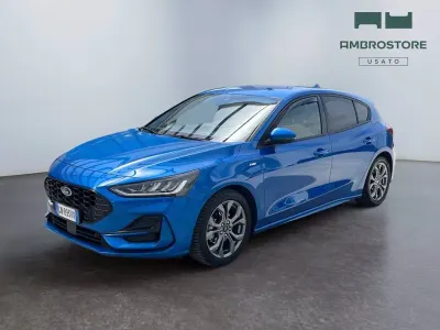 Usata Ford Focus ST-Line 125 CV (91 kW) 2023 Desert island blue (metallizzato) Berlina