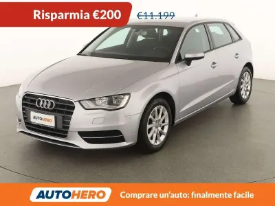Usata Audi A3 Attraction 110 CV (80 kW) 2015 Argento Berlina