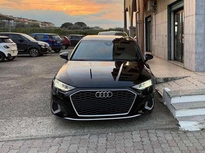 Usata Audi A3 Advanced 150 CV (110 kW) 2021 Nero Berlina