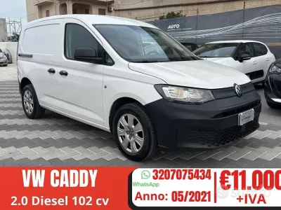 Begagnad VW Caddy 102 HK (75 kW) 2021 Vit Minibuss
