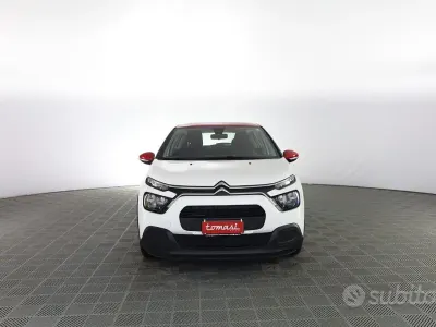 Usata Citroën C3 Feel 83 CV (61 kW) 2021 Bianco banchisa con tetto rosso Utilitaria