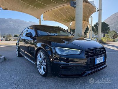 Usata Audi A3 S-Line 184 CV (135 kW) 2014 Nero Berlina