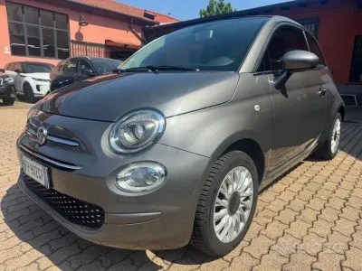 Usata Fiat 500C Lounge 69 CV (50 kW) 2018 Grigio Cabrio
