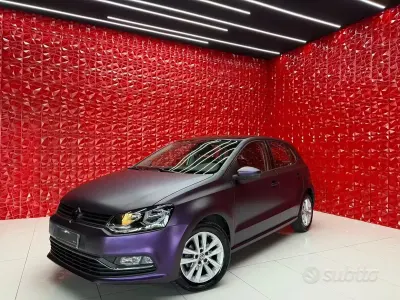 Usata VW Polo Comfortline 75 CV (55 kW) 2015 Viola Berlina