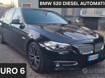 Usata BMW 520 Luxury Line 184 CV (135 kW) 2014 Nero Berlina