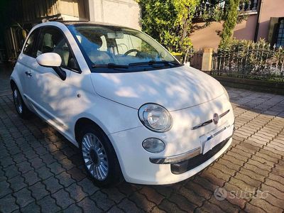 Usata Fiat 500 69 CV (50 kW) 2009 Bianco Cabrio