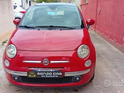 Usata Fiat 500 75 CV (55 kW) 2009 Rosso Cabrio