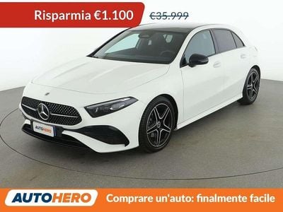 Bianco Usata 2025 Mercedes A180 AMG Line Premium Berlina | 34.899 € (Buon prezzo)