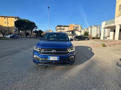 Usata VW T-Cross 110 CV (80 kW) 2021 Blu SUV