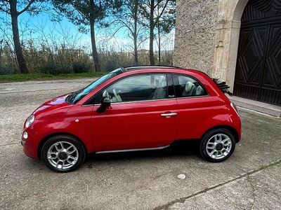 Usata Fiat 500C Rock 75 CV (55 kW) 2010 Rosso Cabrio