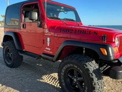 Usata Jeep Wrangler Sport 143 CV (105 kW) 2007 Rosso SUV