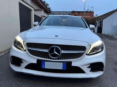 Usata Mercedes C220 Premium 194 CV (142 kW) 2019 Bianco Station wagon