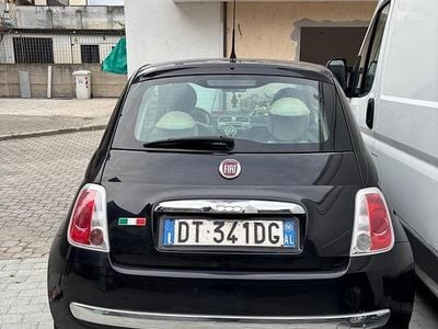 Käytetty Fiat 500 Lounge 69 HP (50 kW) 2008 Musta Viistoperä