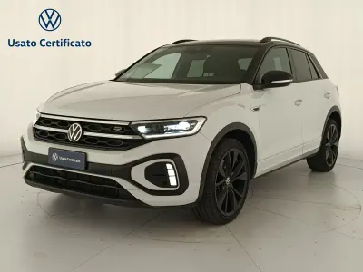 Usata VW T-Roc R-line 150 CV (110 kW) 2022 Bianco SUV