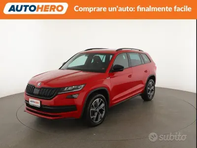 Usata Skoda Kodiaq SportLine 190 CV (139 kW) 2019 Rosso SUV