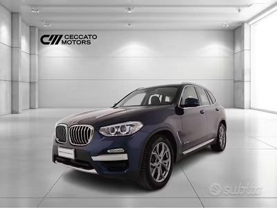 Usata BMW X3 xLine 190 CV (139 kW) 2018 Blu SUV