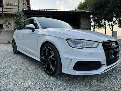 Usata Audi A3 S-Line 184 CV (135 kW) 2014 Bianco Berlina