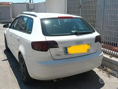 Usata Audi A3 105 CV (77 kW) 2008 Bianco Utilitaria