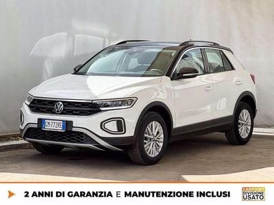 Usata VW T-Roc Life 110 CV (80 kW) 2023 Bianco SUV