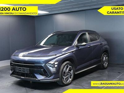 Usata Hyundai Kona N Line 120 CV (88 kW) 2023 Blu SUV