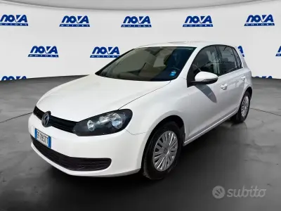Usata VW Golf VI United 80 CV (58 kW) 2011 Bianco Utilitaria