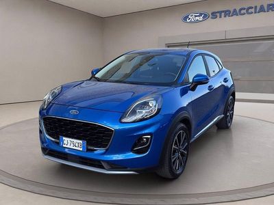 Usata Ford Puma Titanium 125 CV (91 kW) 2022 Blu SUV