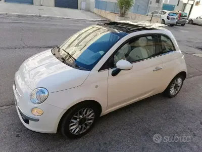 Usata Fiat 500 Lounge 95 CV (69 kW) 2014 Bianco Berlina