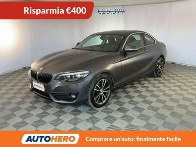 Usata BMW 218 Sport Line 150 CV (110 kW) 2020 Grigio Coupé