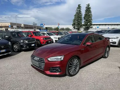 Usata Audi A5 Sportback S-Line 252 CV (185 kW) 2018 Rosso Utilitaria
