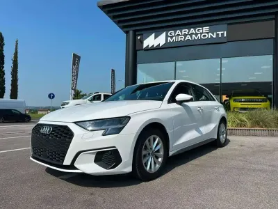 Usata Audi A3 Advanced 150 CV (110 kW) 2023 Bianco Berlina
