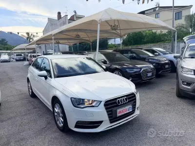 Usata Audi A3 110 CV (80 kW) 2015 Bianco Berlina