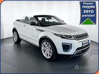 Usata Land Rover Range Rover evoque HSE Dynamic 179 CV (131 kW) 2017 Bianco Cabrio